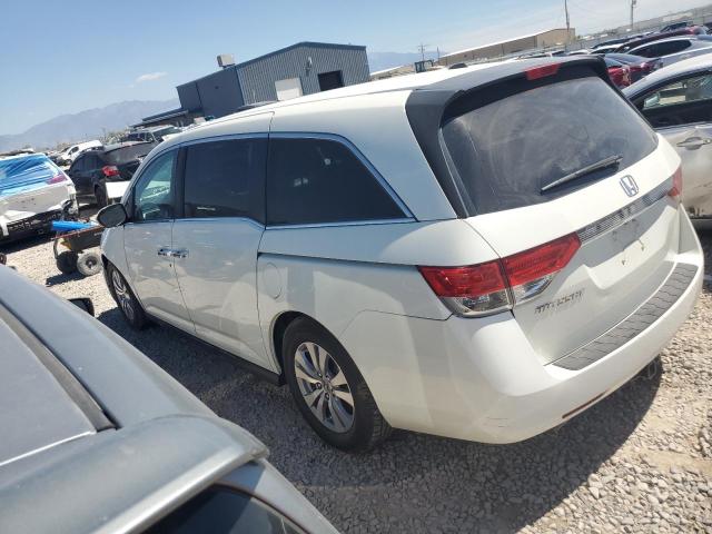 5FNRL5H66FB032689 - 2015 HONDA ODYSSEY EXL WHITE photo 2