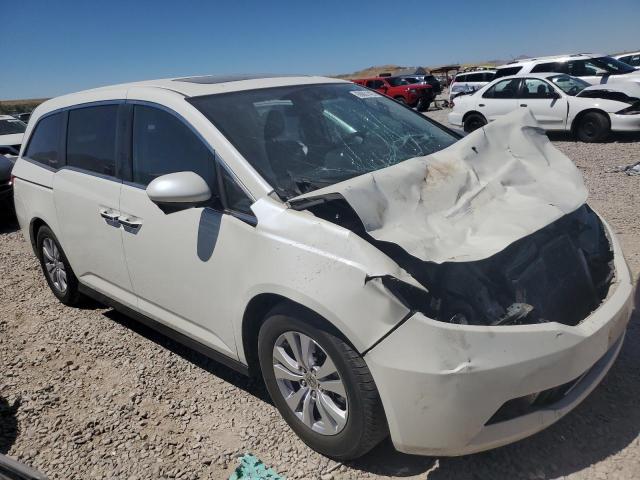 5FNRL5H66FB032689 - 2015 HONDA ODYSSEY EXL WHITE photo 4