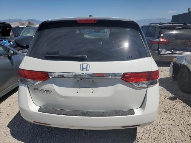 5FNRL5H66FB032689 - 2015 HONDA ODYSSEY EXL WHITE photo 6