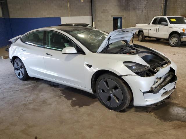 5YJ3E1EA4PF509753 - 2023 TESLA MODEL 3 WHITE photo 4