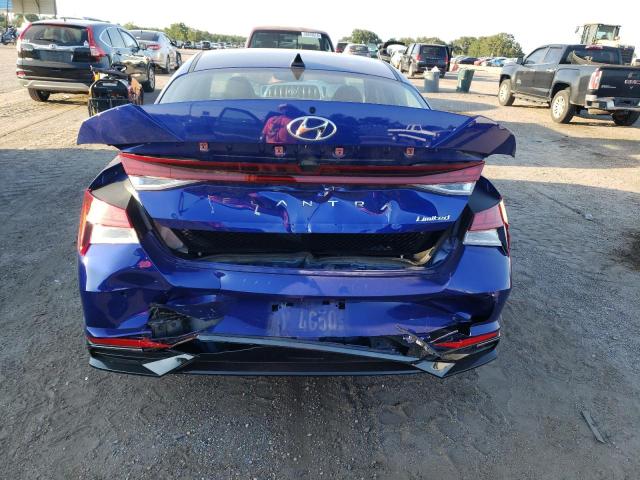 KMHLP4AG7PU522750 - 2023 HYUNDAI ELANTRA LIMITED BLUE photo 6