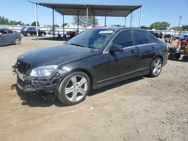 WDDGF5GBXBR145410 - 2011 MERCEDES-BENZ C 350 BLACK photo 1