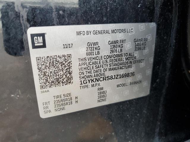 1GYKNCRS8JZ169836 - 2018 CADILLAC XT5 LUXURY Qara foto 14