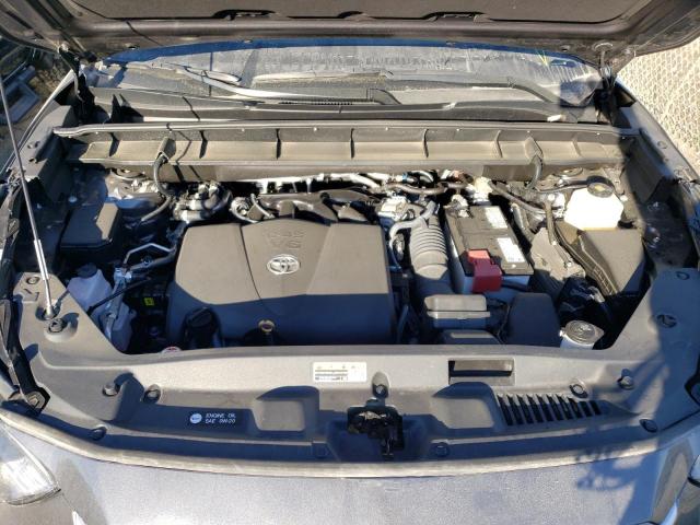 5TDHZRBH9NS189932 - 2022 TOYOTA HIGHLANDER XLE CHARCOAL photo 7