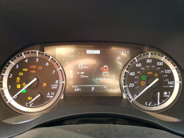 5TDHZRBH9NS189932 - 2022 TOYOTA HIGHLANDER XLE CHARCOAL photo 8