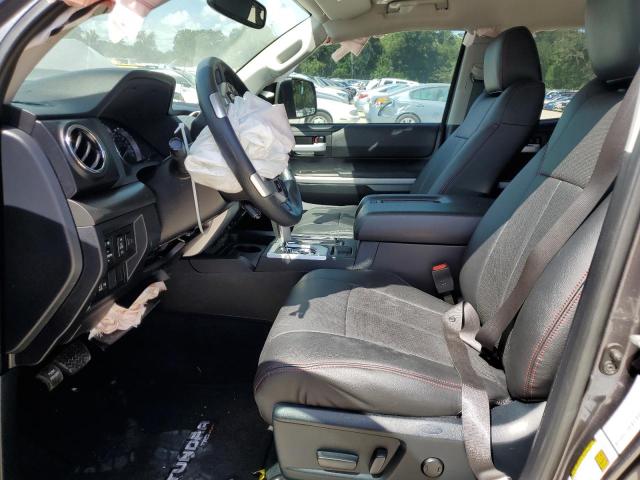 5TFRW5F15HX227139 - 2017 TOYOTA TUNDRA DOUBLE CAB SR/SR5 GRAY photo 7