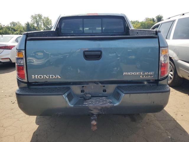 2HJYK16216H560590 - 2006 HONDA RIDGELINE RT BLUE photo 6