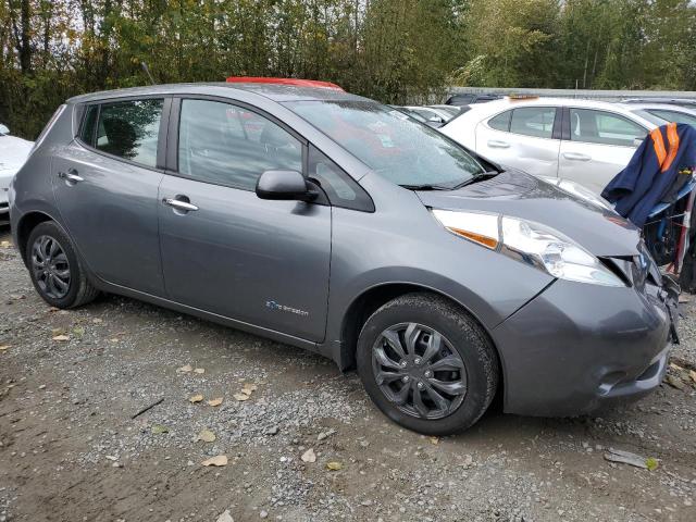 1N4AZ0CP0EC334074 - 2014 NISSAN LEAF S SILVER photo 4