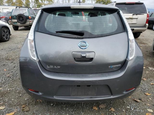 1N4AZ0CP0EC334074 - 2014 NISSAN LEAF S SILVER photo 6