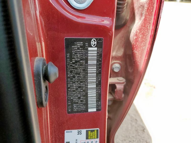 5YFB4MDE8RP143498 - 2024 TOYOTA COROLLA LE كستنائي صورة 12