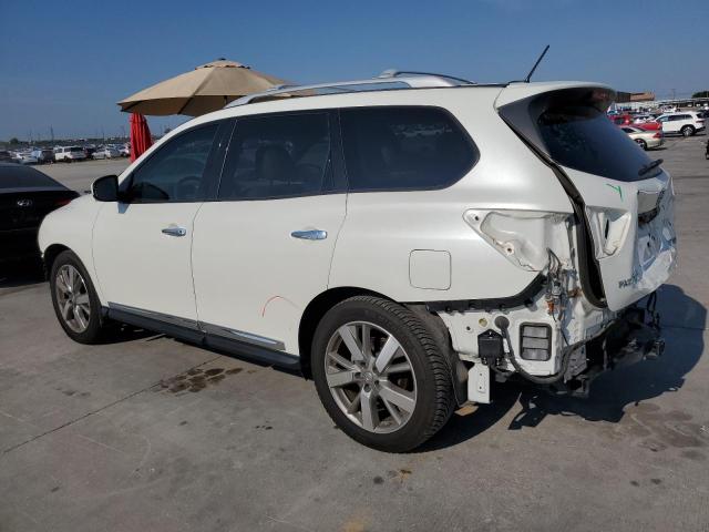 5N1AR2MN8FC703988 - 2015 NISSAN PATHFINDER S WHITE photo 2