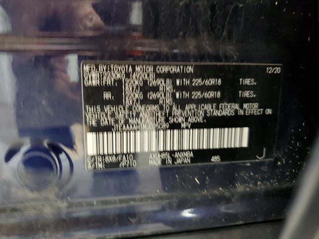 JTEAAAAH1MJ025089 - 2021 TOYOTA VENZA LE BLUE photo 13