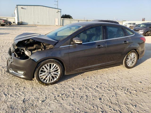 1FADP3J26JL233109 - 2018 FORD FOCUS TITANIUM GRAY photo 1