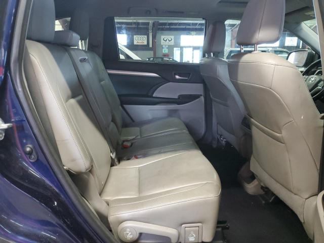 5TDJKRFH7FS152556 - 2015 TOYOTA HIGHLANDER XLE BLUE photo 11