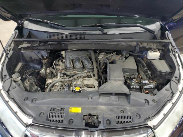 5TDJKRFH7FS152556 - 2015 TOYOTA HIGHLANDER XLE BLUE photo 12