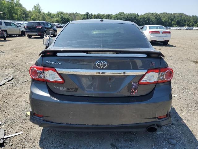 2T1BU4EE2DC055456 - 2013 TOYOTA COROLLA BASE GRAY photo 6