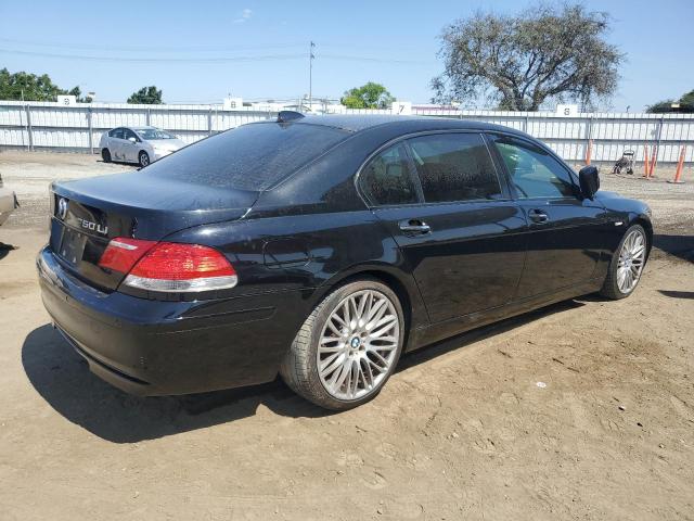 WBAHN83588DT87425 - 2008 BMW 750 LI BLACK photo 3