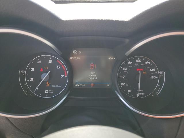 ZASPAKBN3L7C84565 - 2020 ALFA ROMEO STELVIO TI WHITE photo 9