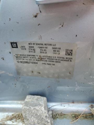 1G1BC5SM9J7167634 - 2018 CHEVROLET CRUZE LS 灰色 照片 12