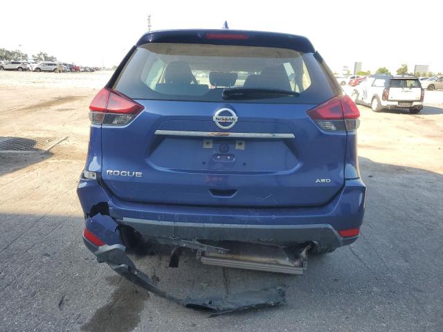 KNMAT2MV4JP516125 - 2018 NISSAN ROGUE S BLUE photo 6