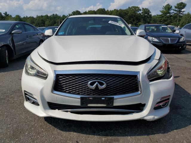 JN1BV7AR8FM416575 - 2015 INFINITI Q50 BASE WHITE photo 5