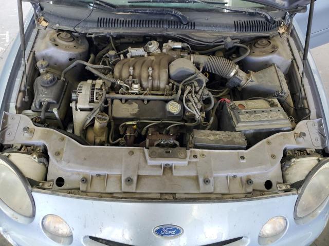 1FALP52U6VG161026 - 1997 FORD TAURUS GL BLUE photo 11