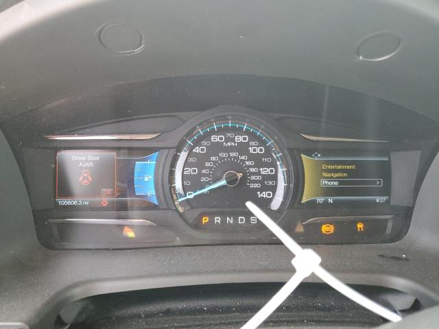 2FMHK6D86KBA34683 - 2019 FORD FLEX LIMITED Argent photo 9