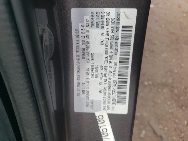 3MZBM1U73FM174061 - 2015 MAZDA 3 SPORT CHARCOAL photo 12