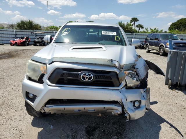 5TFJU4GN6CX026163 - 2012 TOYOTA TACOMA DOUBLE CAB PRERUNNER SILVER photo 5