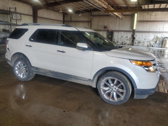 1FMHK8F80CGA71828 - 2012 FORD EXPLORER LIMITED WHITE photo 4