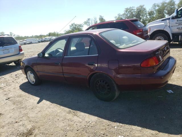 2T1BR12E1WC065094 - 1998 TOYOTA COROLLA VE BURGUNDY photo 2