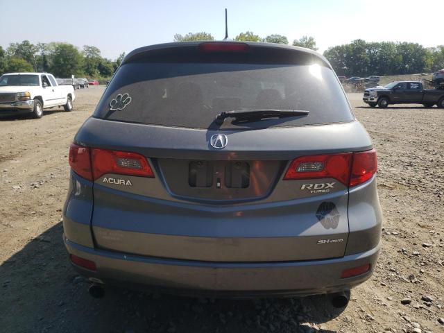 5J8TB18298A006728 - 2008 ACURA RDX GRAY photo 6