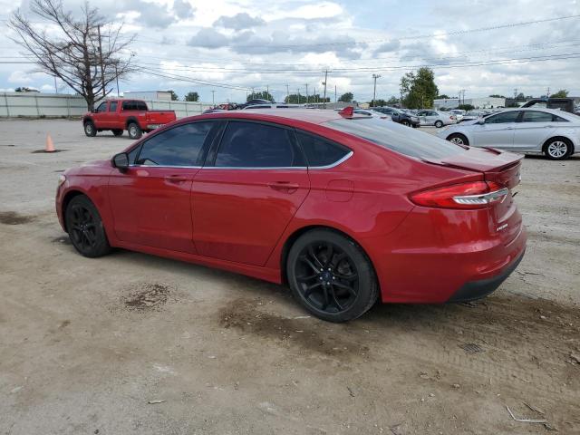 3FA6P0HD7LR186322 - 2020 FORD FUSION SE RED photo 2