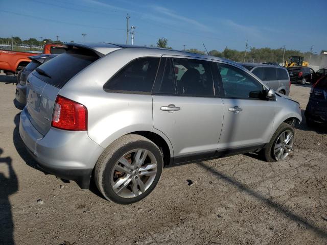 2FMDK3JC2EBA04851 - 2014 FORD EDGE SEL SILVER photo 3