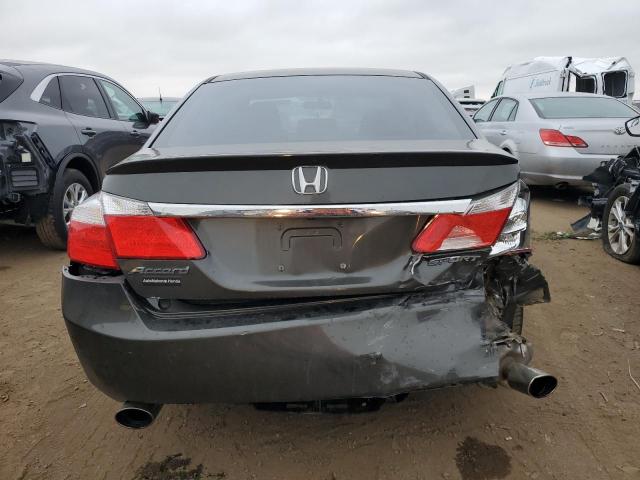 1HGCR2F51FA064117 - 2015 HONDA ACCORD SPORT GRAY photo 6