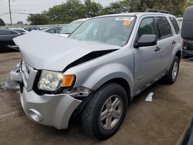 1FMCU59379KA49298 - 2009 FORD ESCAPE HYBRID SILVER photo 1