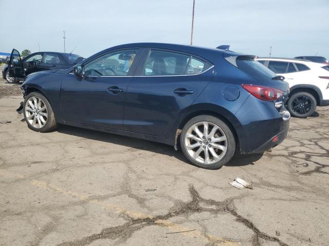 JM1BM1M37E1216338 - 2014 MAZDA 3 GRAND TOURING BLUE photo 2