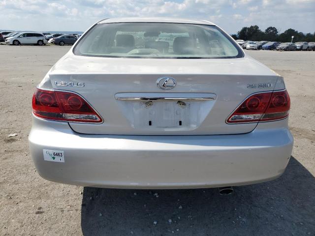 JTHBA30G355088457 - 2005 LEXUS ES 330 SILVER photo 6