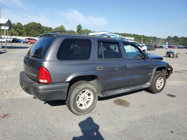 1B4HS38NX2F182642 - 2002 DODGE DURANGO SPORT GRAY photo 3