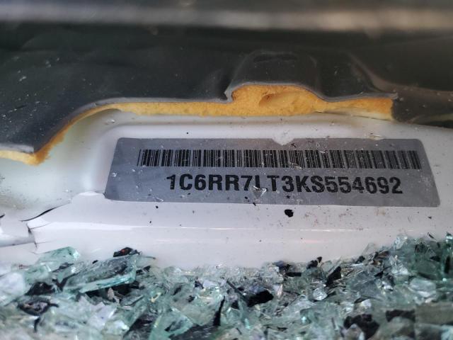 1C6RR7LT3KS554692 - 2019 RAM 1500 CLASS SLT Белый фото 13