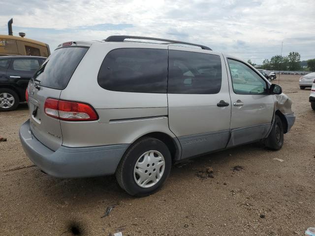 4T3ZF13C92U488557 - 2002 TOYOTA SIENNA LE SILVER photo 3