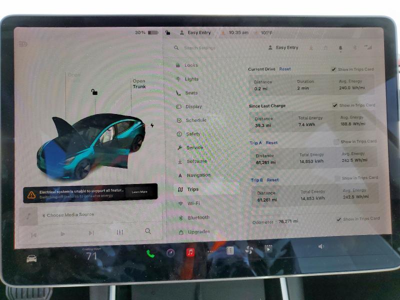 5YJ3E1EA1LF709953 - 2020 TESLA MODEL 3 白色 照片 9
