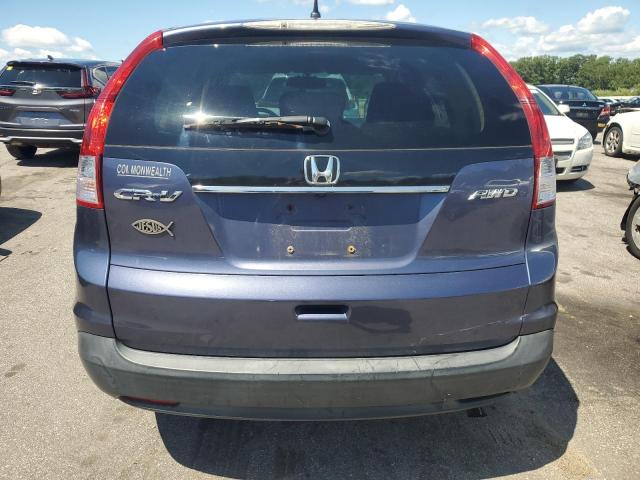 JHLRM4H57CC005155 - 2012 HONDA CR-V EX BLUE photo 6