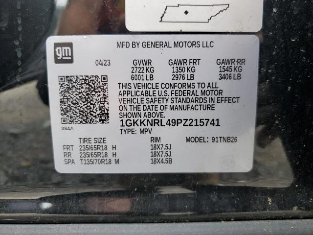 1GKKNRL49PZ215741 - 2023 GMC ACADIA SLE 黑色 照片 13