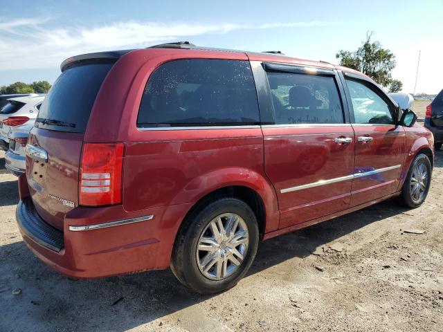 2A4RR7DX8AR321878 - 2010 CHRYSLER TOWN & COU LIMITED RED photo 3
