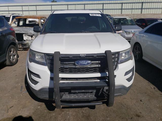 1FM5K8AR6HGD93643 - 2017 FORD EXPLORER POLICE INTERCEPTOR WHITE photo 5
