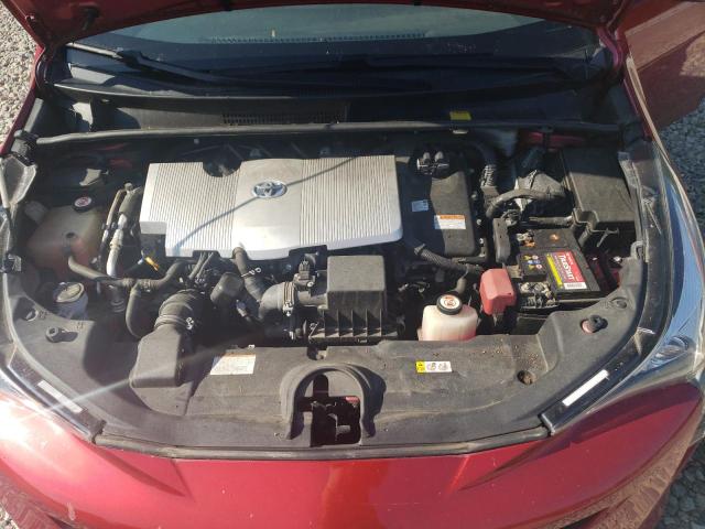 JTDKBRFU4H3551642 - 2017 TOYOTA PRIUS Rouge photo 11