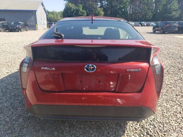 JTDKBRFU4H3551642 - 2017 TOYOTA PRIUS Rouge photo 6