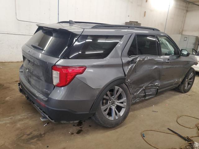 1FMSK8DH0MGA49323 - 2021 FORD EXPLORER XLT 灰色 照片 3