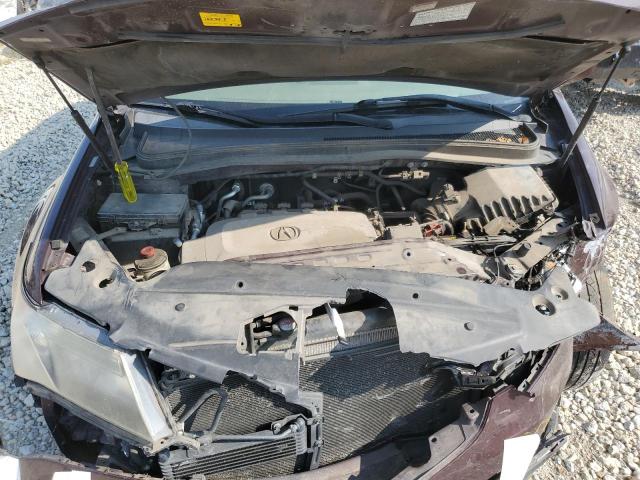 2HNYD2H48BH510650 - 2011 ACURA MDX TECHNOLOGY RED photo 11